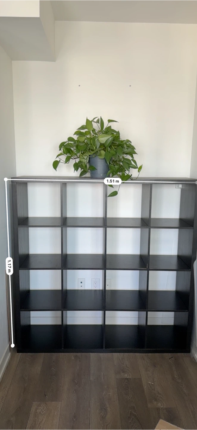 Black Cube Storage Unit