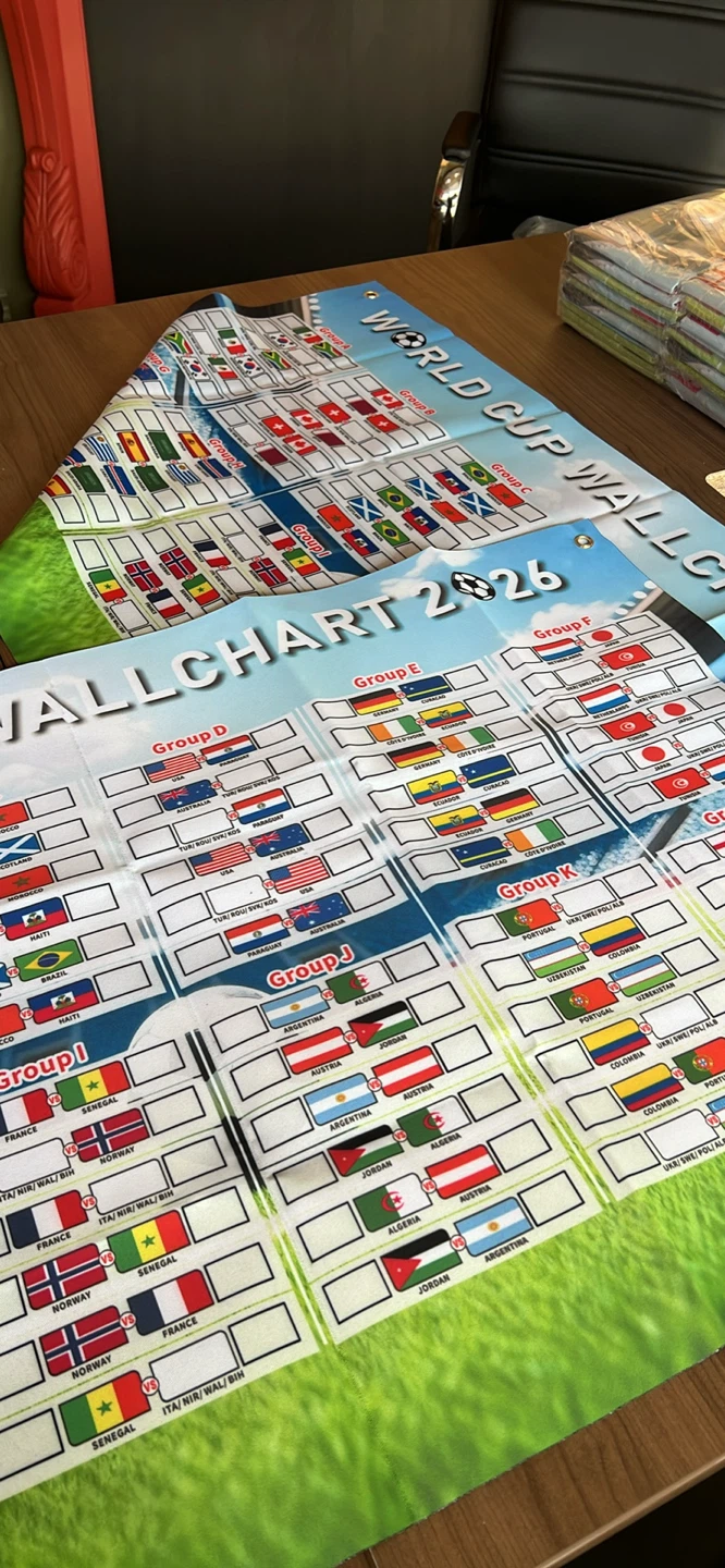 2026 World Cup Wall Chart