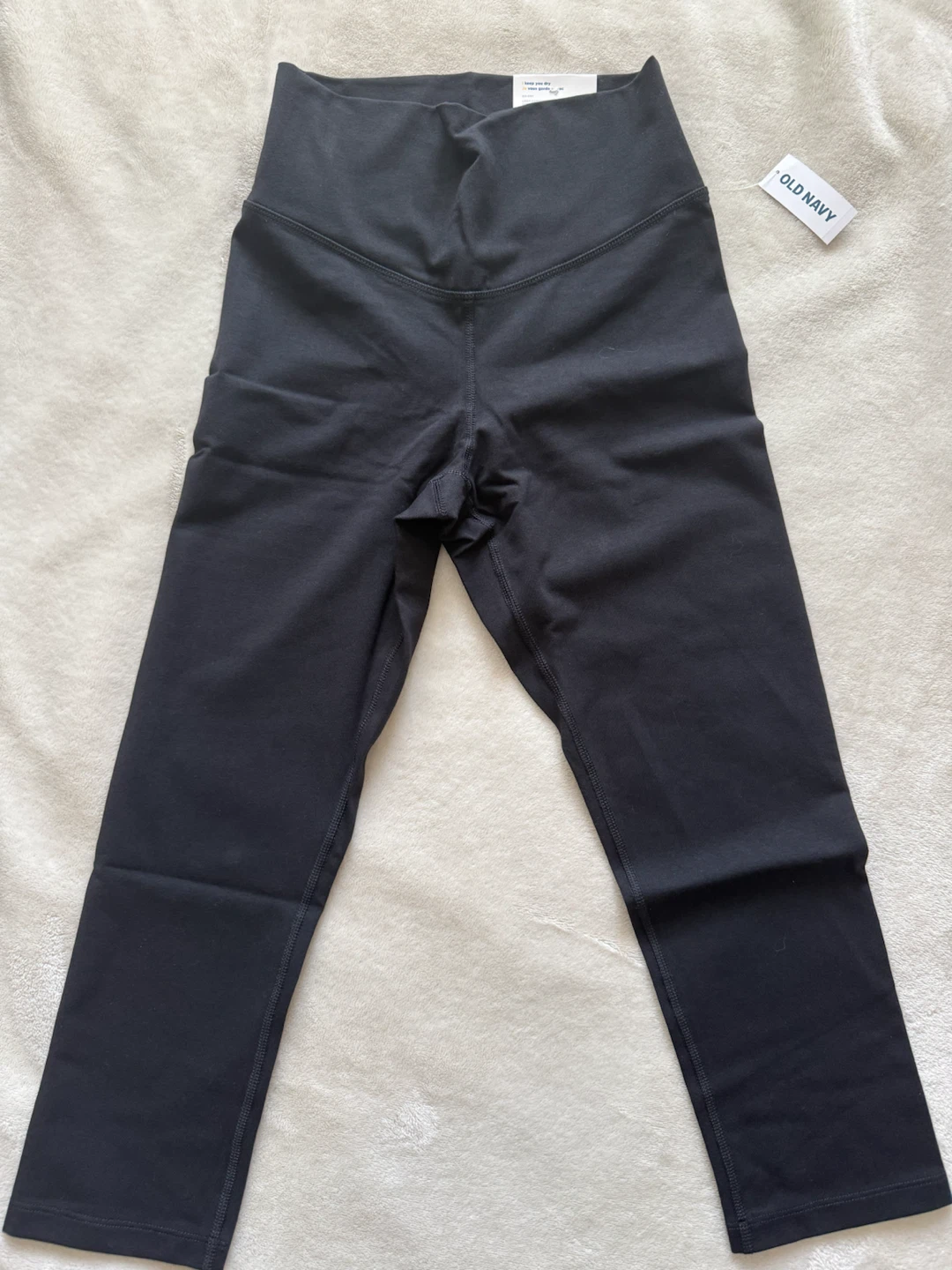 BNWT Old Navy Black PowerChill Crop Leggings Size S - photo 2