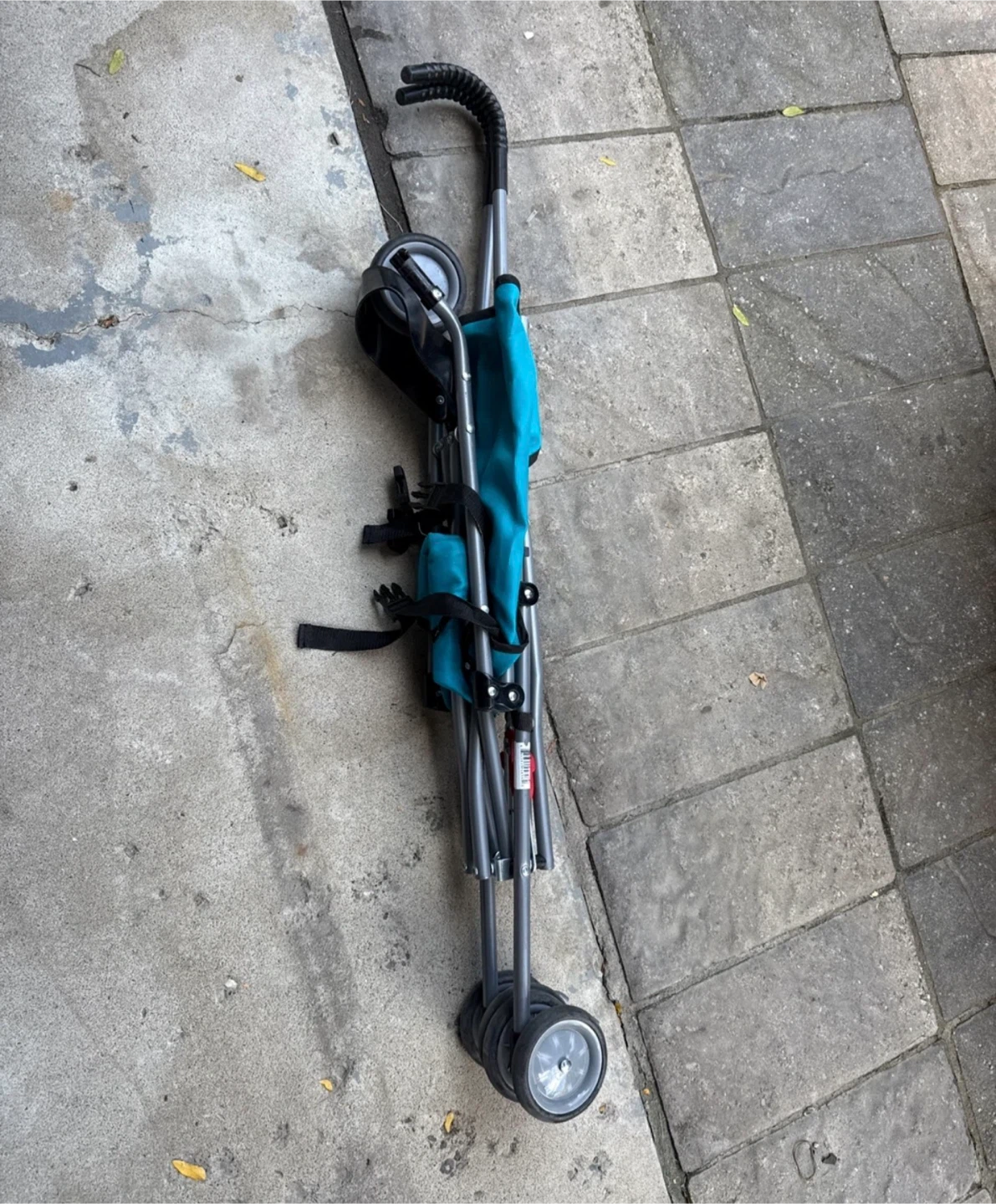 Teal Baby Stroller