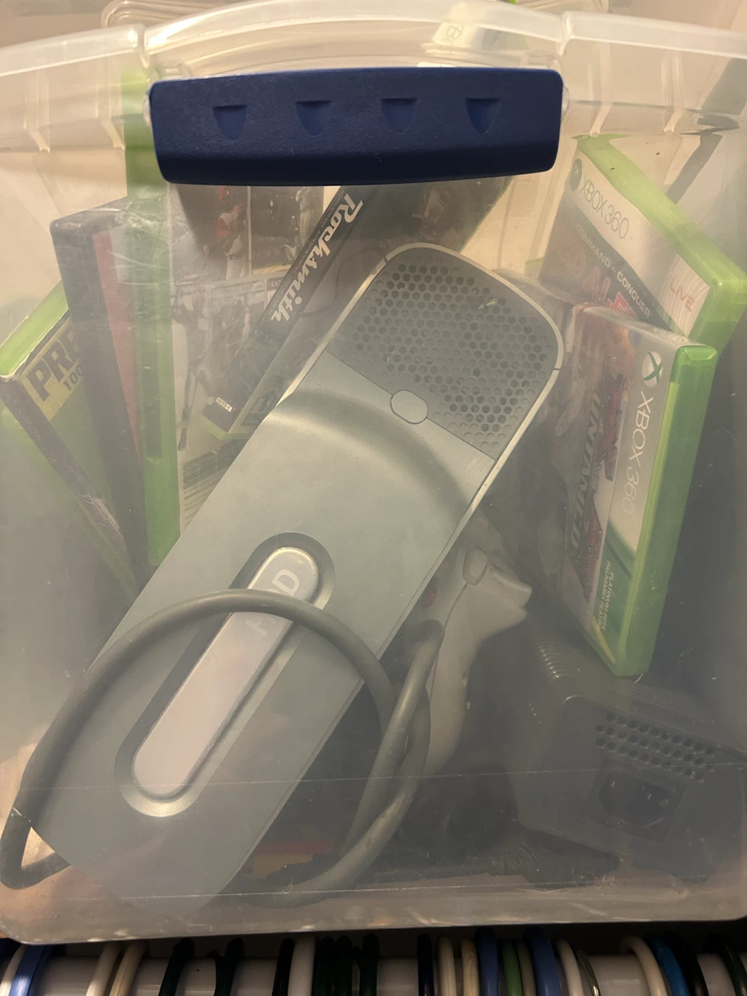 Xbox 360 with games