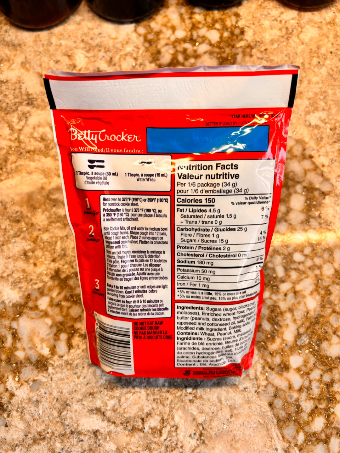 Betty Crocker Peanut Butter Cookie Mix - photo 2