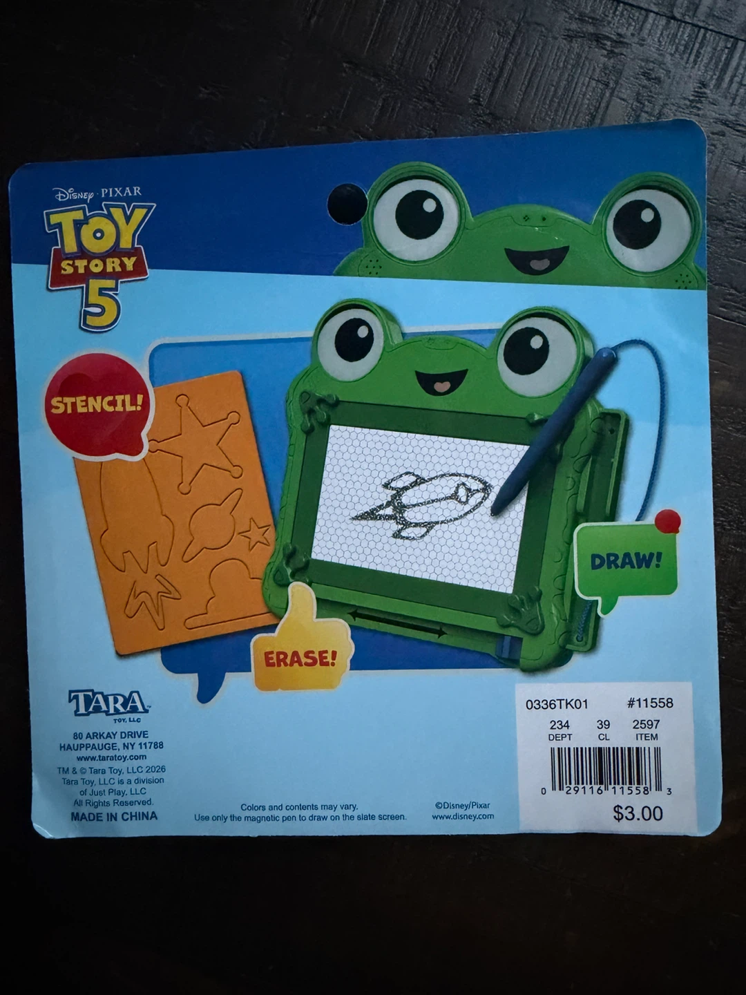 Disney Pixar Toy Story 5 Froggy Doodler Magnetic Drawing Board - photo 2