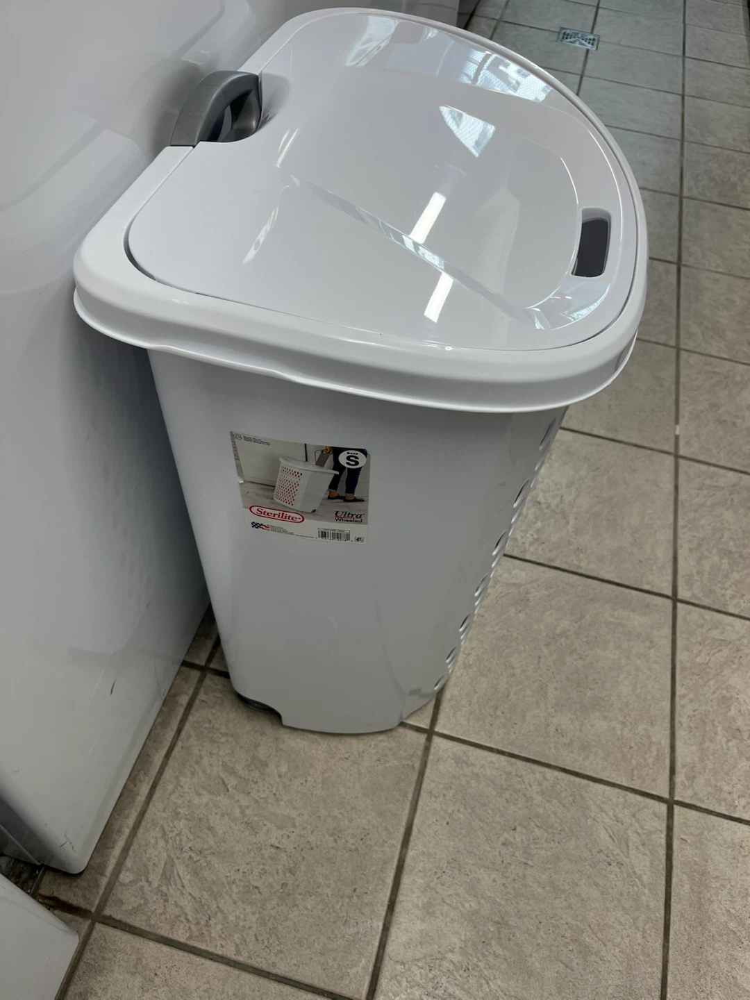 Sterilite Wheeled Laundry Hamper