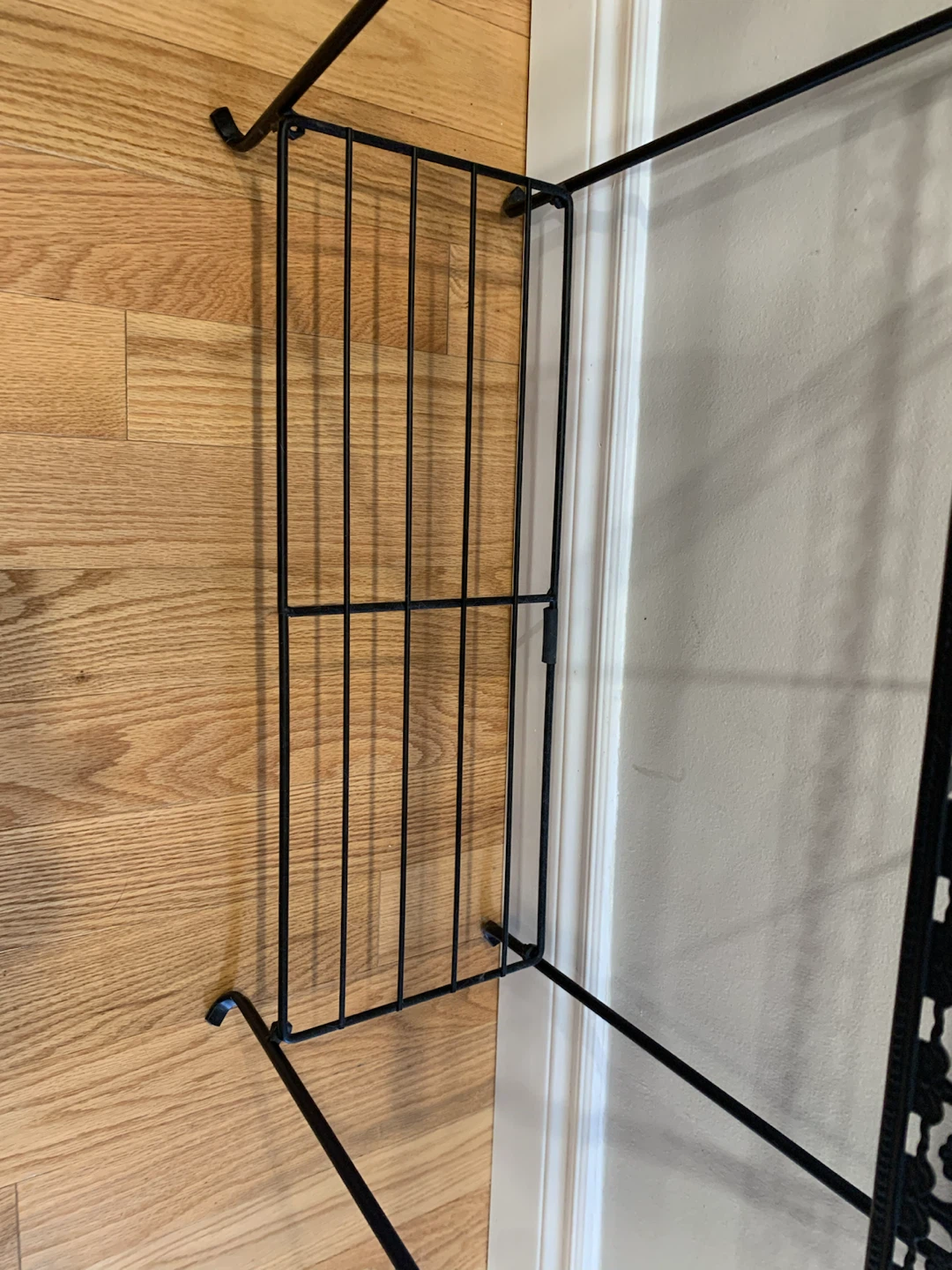 Black Metal 2 Shelf Plant Stand - photo 4