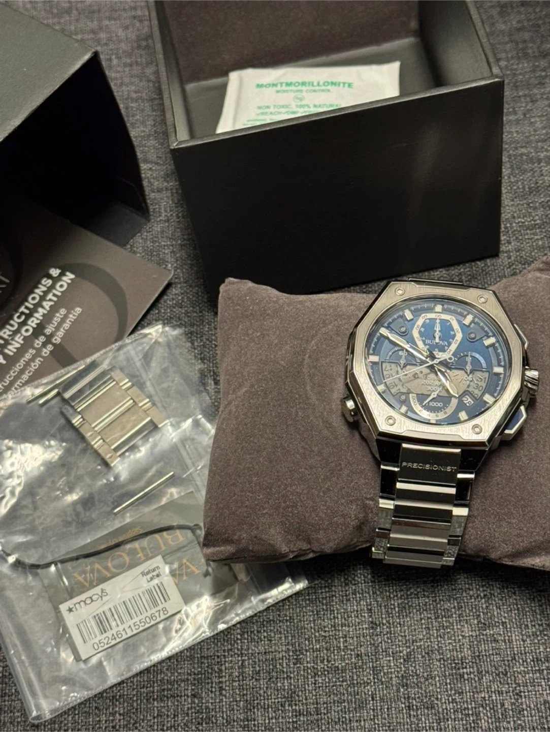 Bulova Precisionist Chronograph Men's Watch