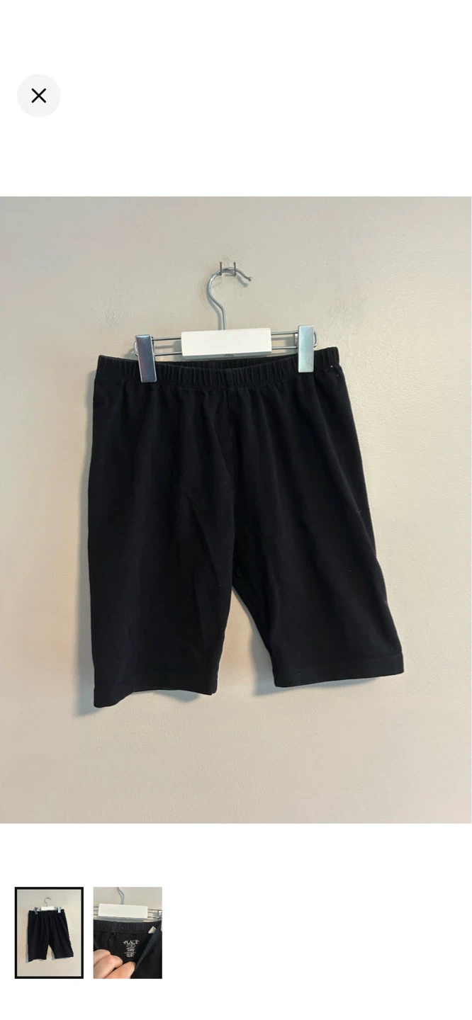 The Children's Place Black Bike Shorts