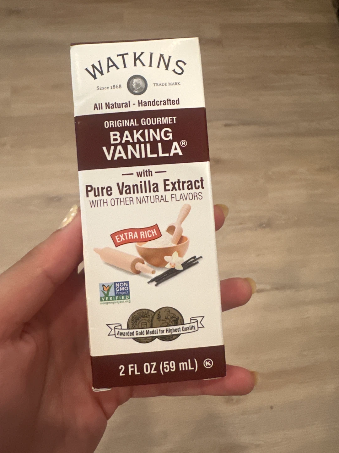 Watkins Original Gourmet Baking Vanilla Extract 2 FL OZ