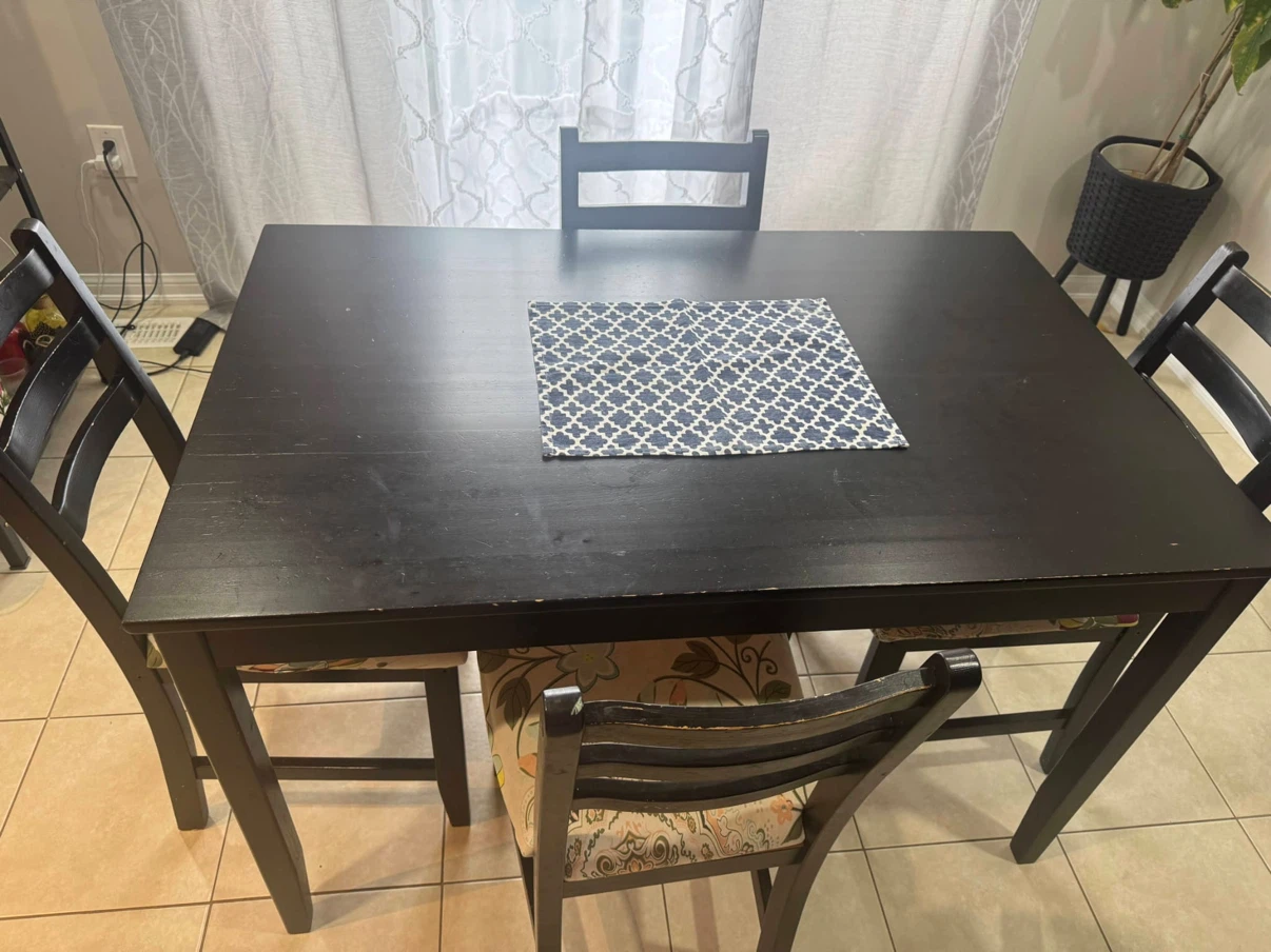 Dining Table and Chairs Set (4 seater)