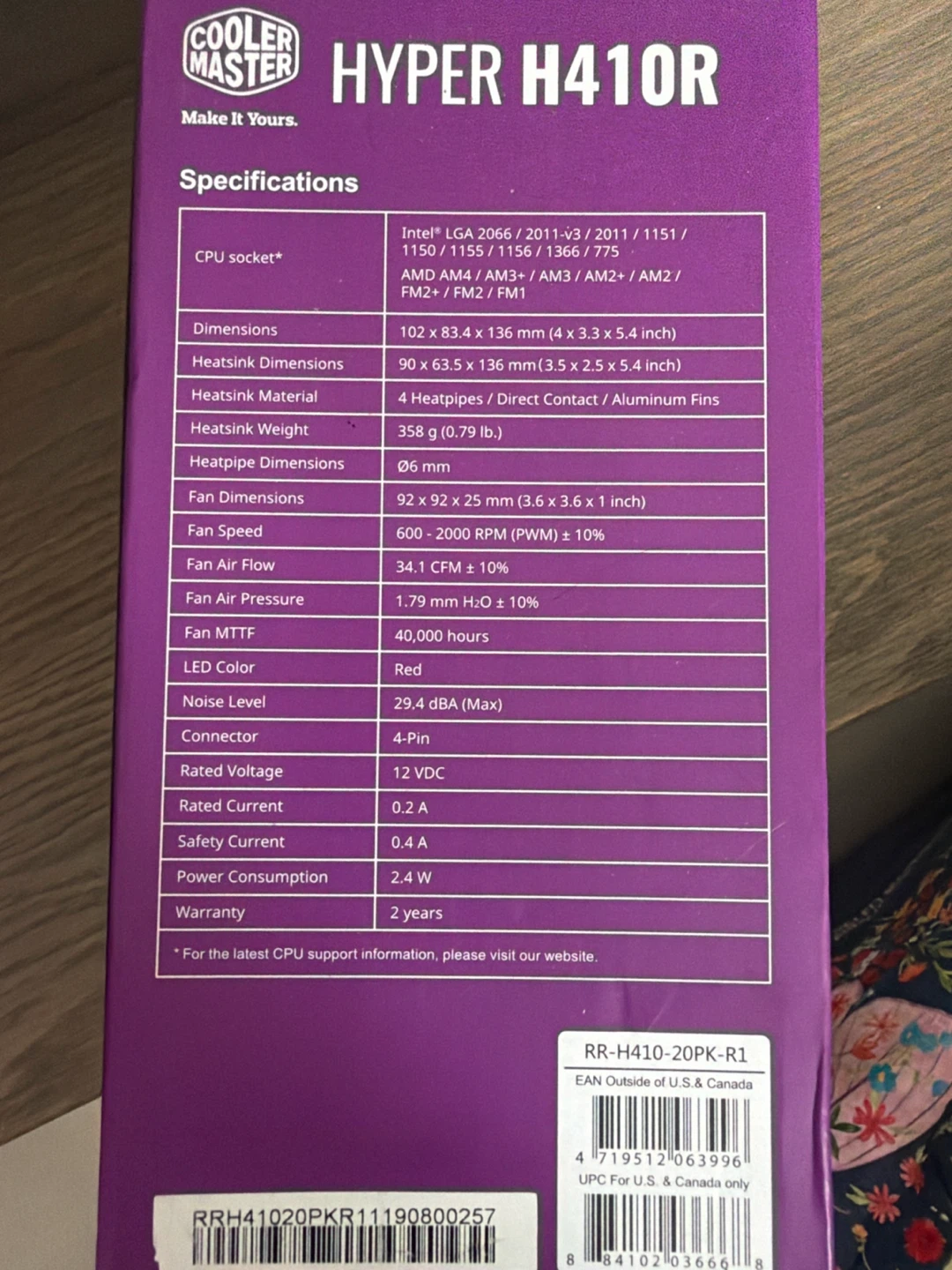 Cooler Master Hyper H410R CPU Cooler - photo 2