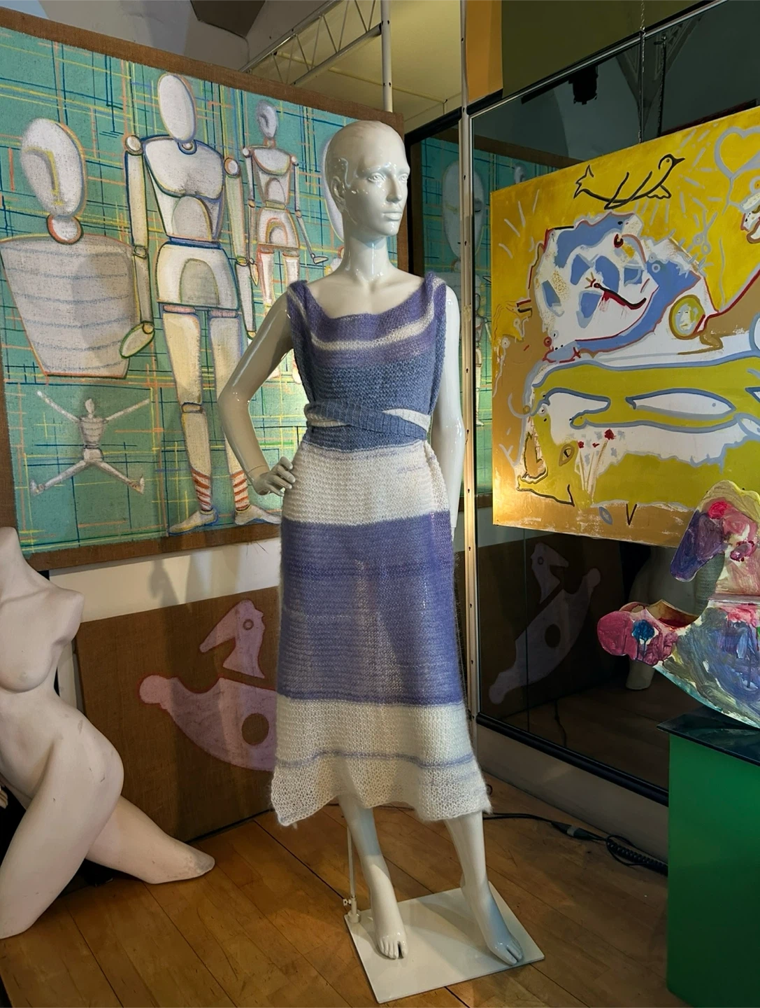 Throw dress - cashmere, alpaca, silk, mohair