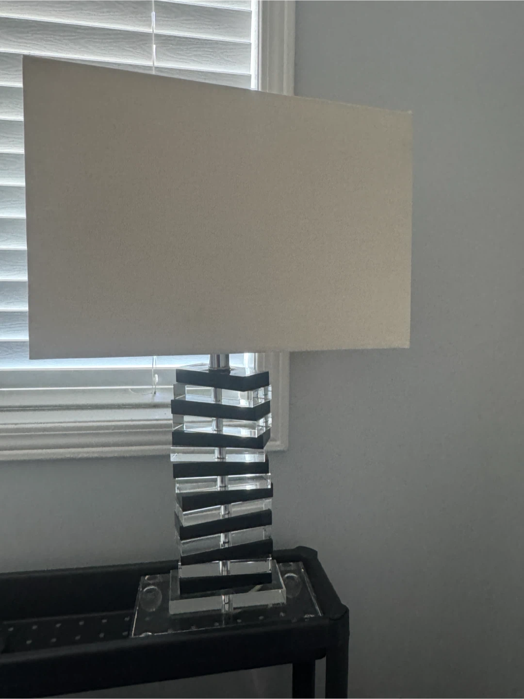 Acrylic modern contemporary lamp