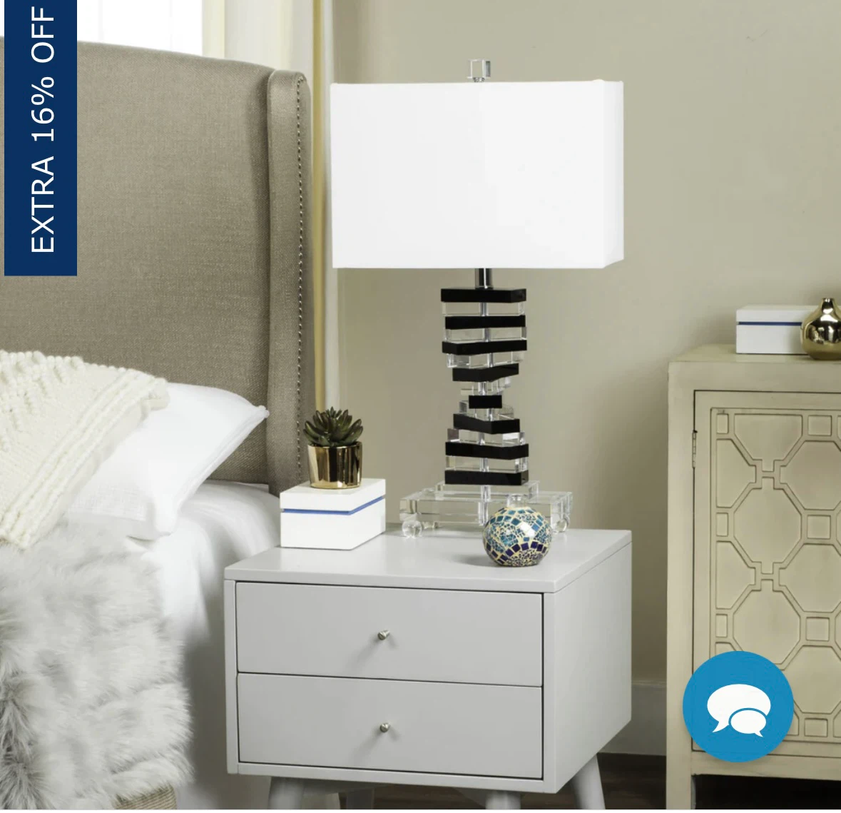 Acrylic modern contemporary lamp - photo 3