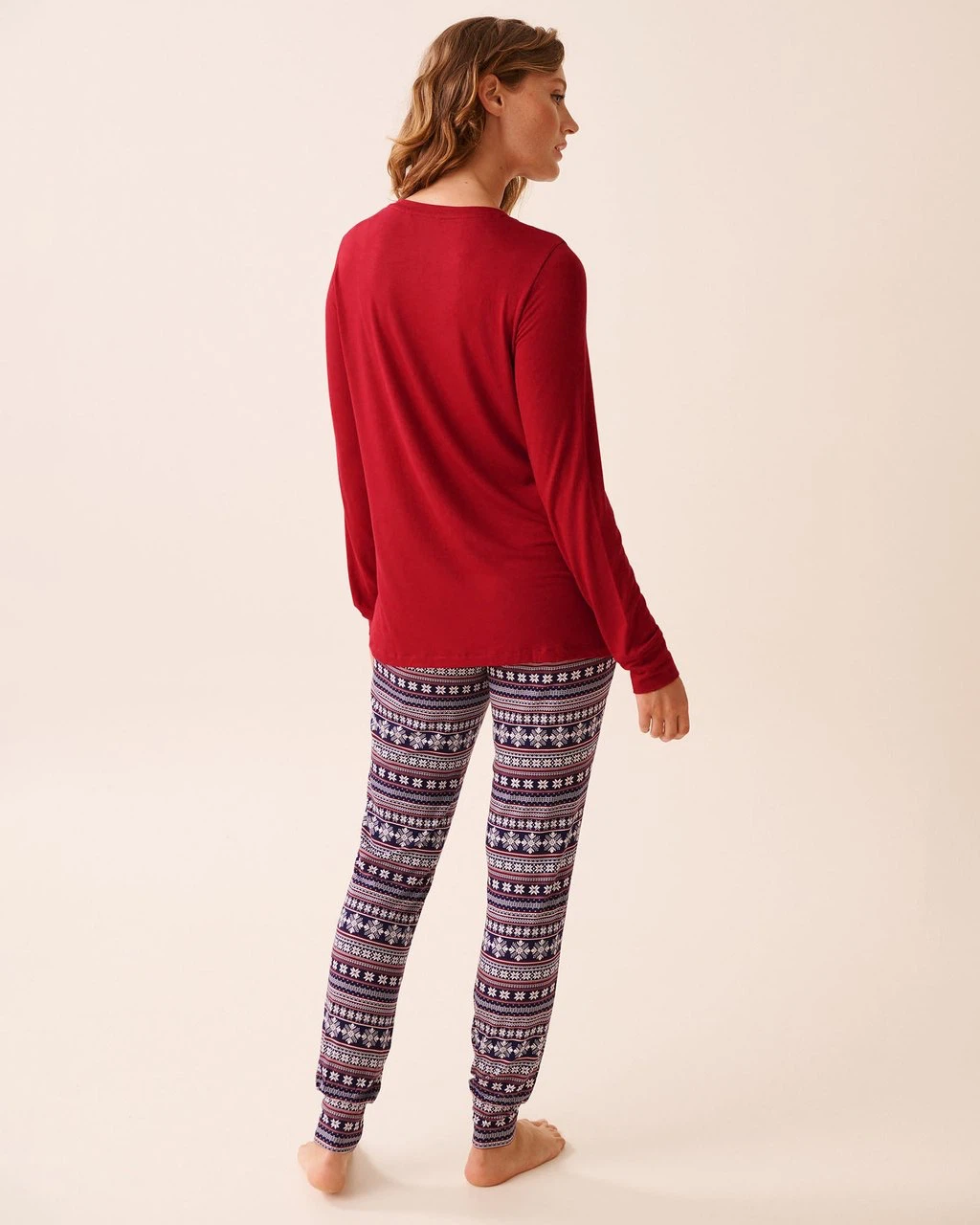 Women's Pajama Set - Long Sleeve Top & Pants - photo 2