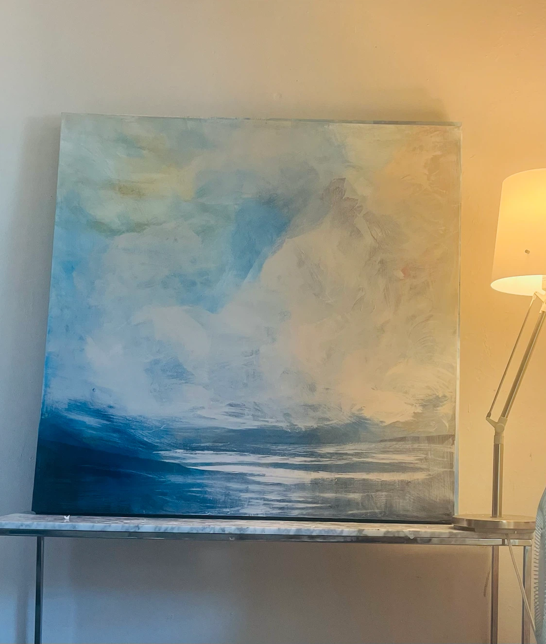 Original Art “Dover Sun” 40 x 40” - photo 2