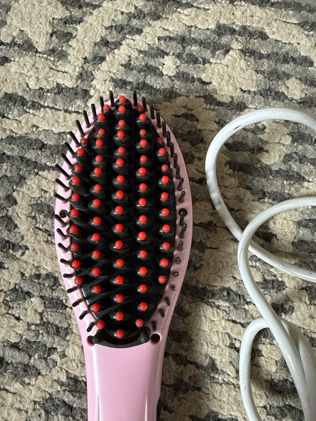 Pink Fast Hair Straightener Brush - photo 2