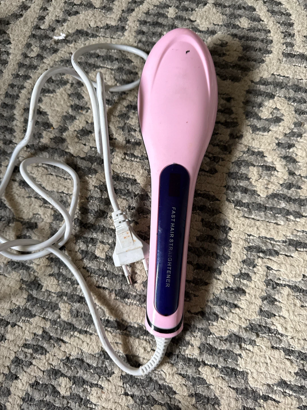 Pink Fast Hair Straightener Brush - photo 3