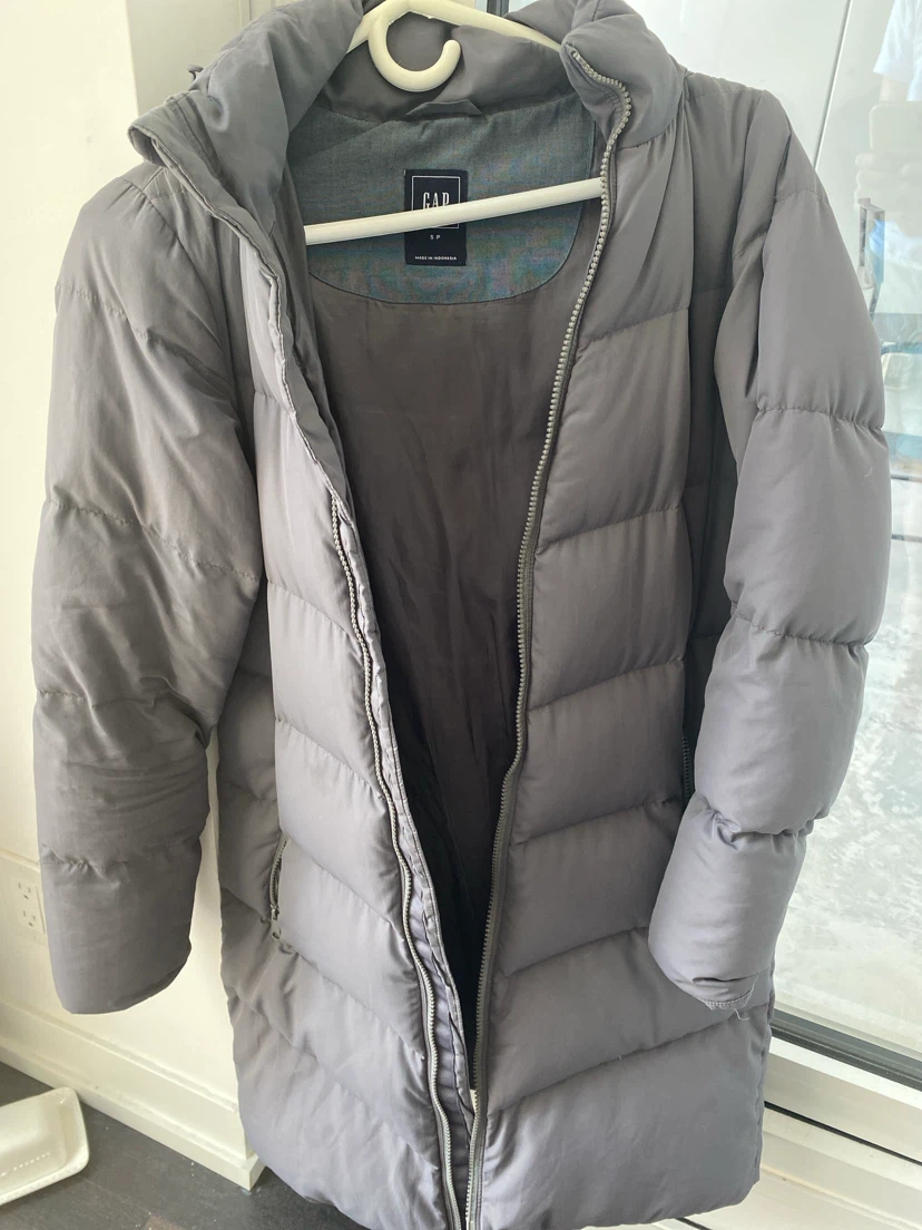GAP Puffer Jacket - Grey - Small