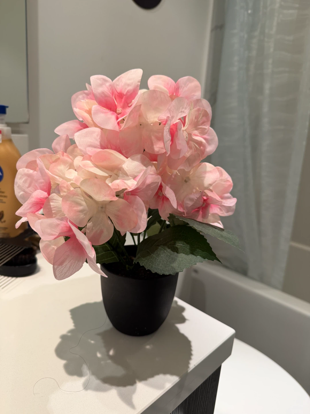 Artificial Pink Hydrangea Plant - photo 2