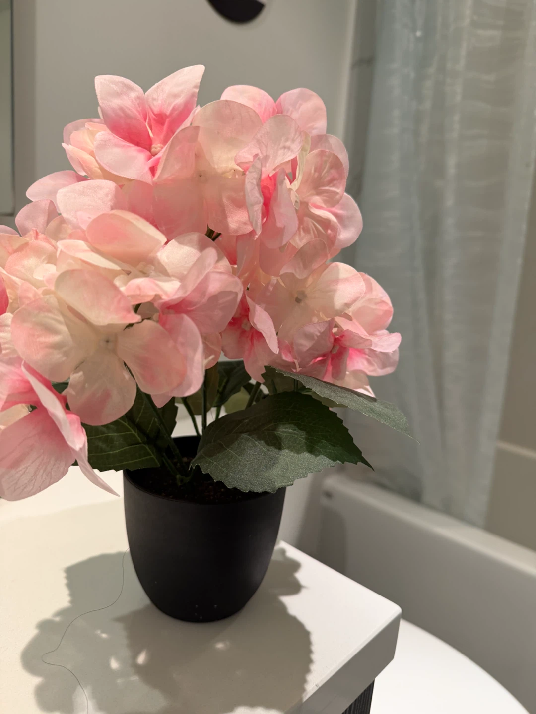 Artificial Pink Hydrangea Plant - photo 3