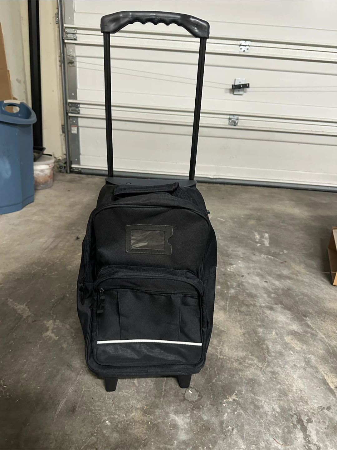 Black Rolling Backpack