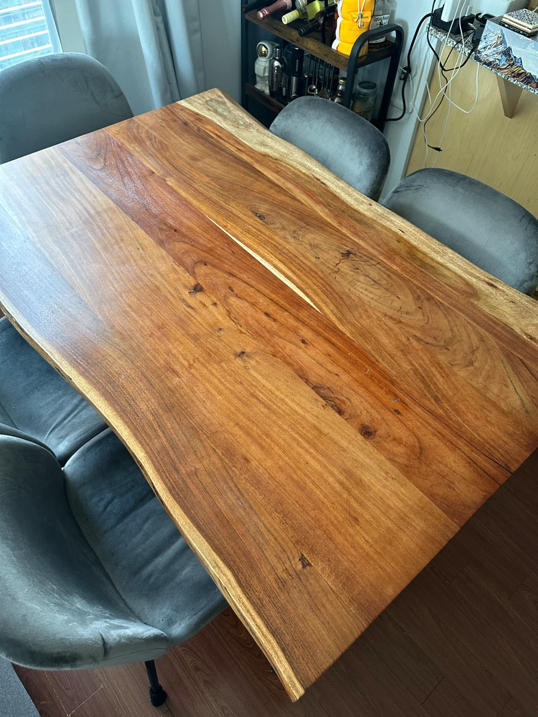 Structube RENO solid acacia wood dining table 140cm - photo 2