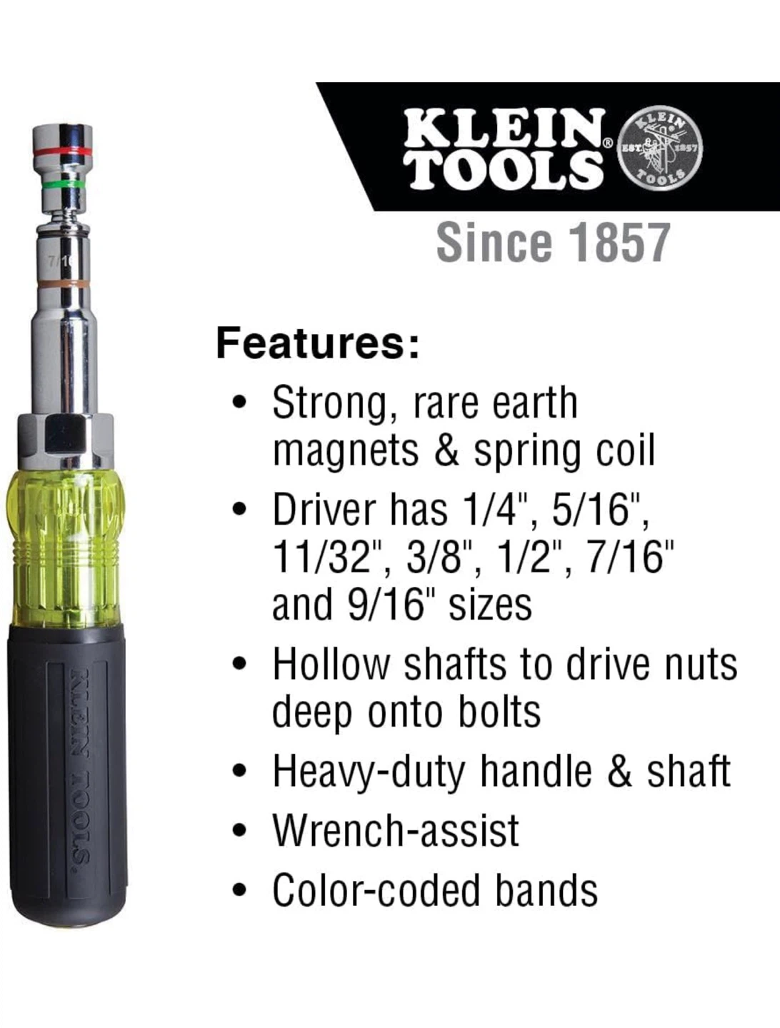 Klein multi Nut Driver - photo 2