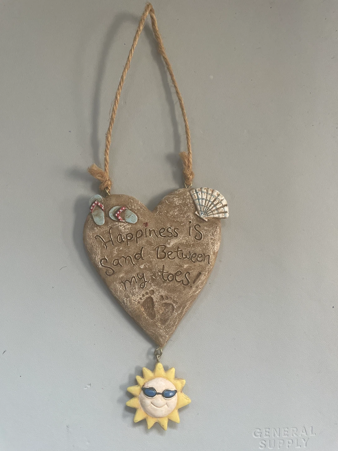 Wall Decor with Sun Charm