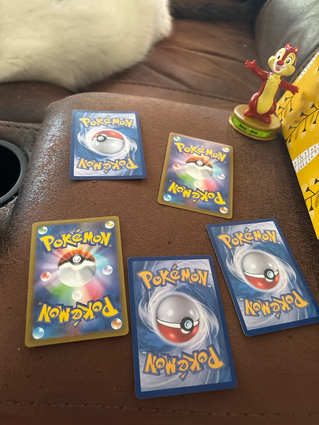 Dale Disney Figure with  Japanese Pokémon Cards