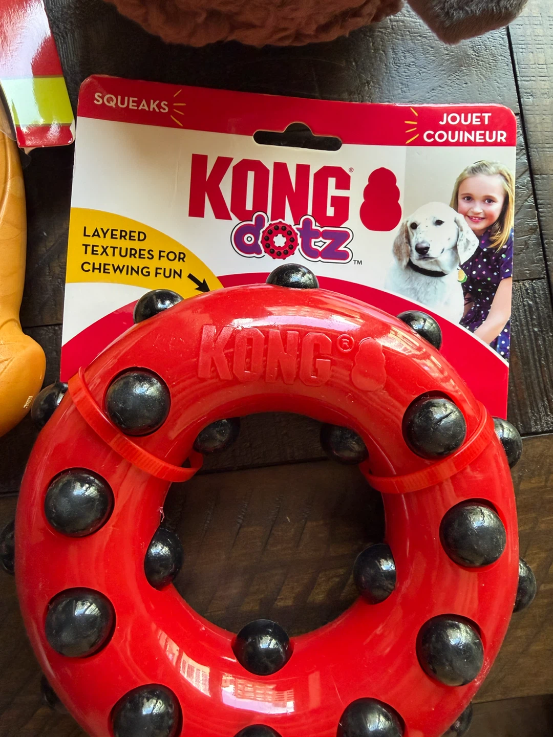 3 KONG Dog Toys Bundle - Plush, ChewStix, and Dotz - photo 4