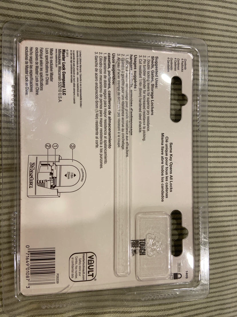 Master Lock 4-Pack Padlocks - photo 2