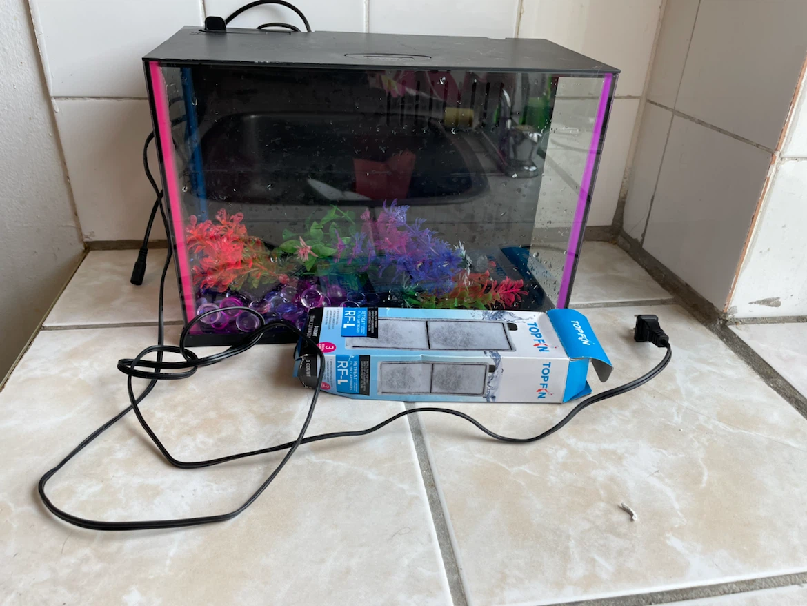 3 Gallon Fish Tank Top Fin Glass - photo 2