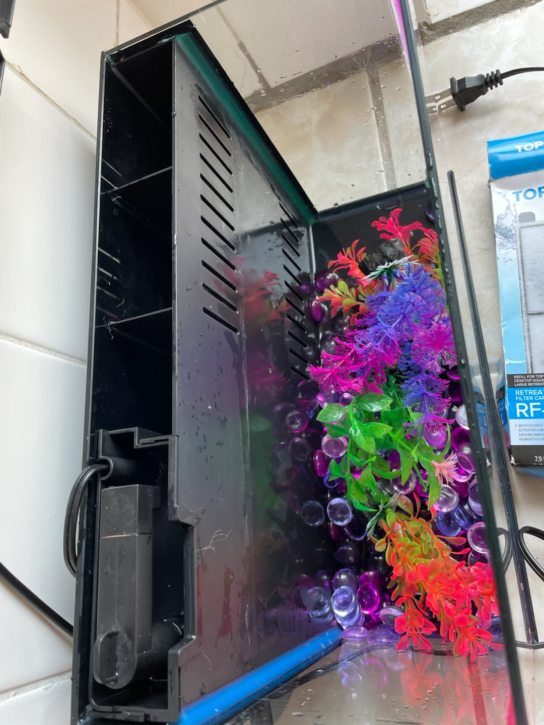 3 Gallon Fish Tank Top Fin Glass - photo 4