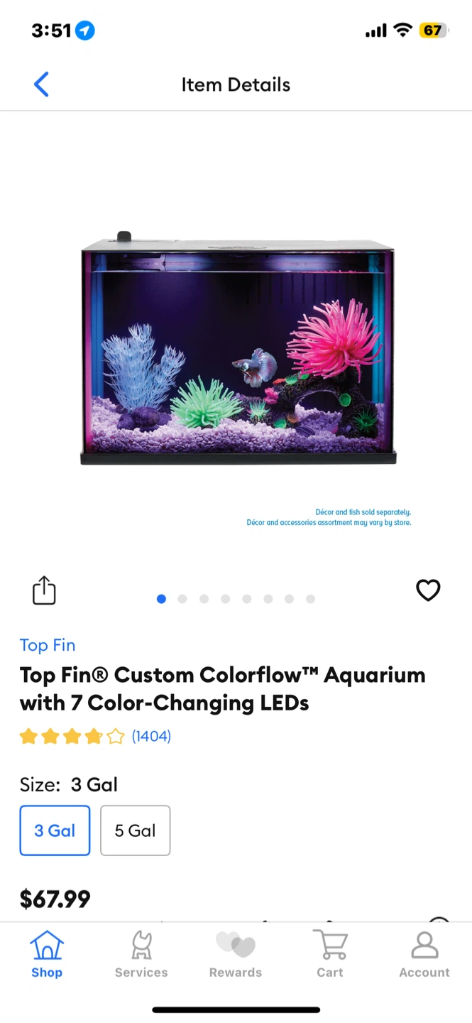 3 Gallon Fish Tank Top Fin Glass - photo 5