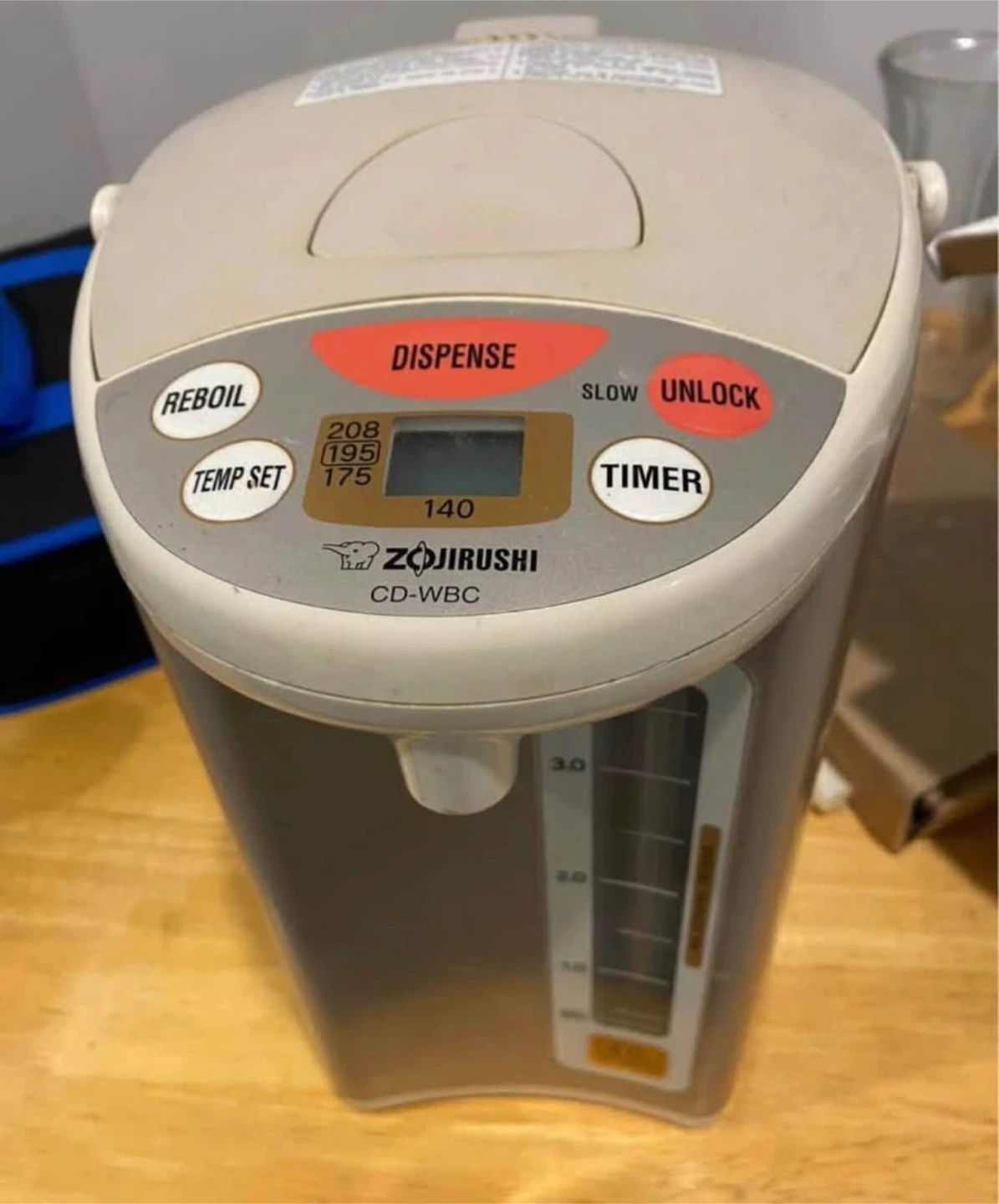 Zojirushi micom water boiler, warmer, dispenser