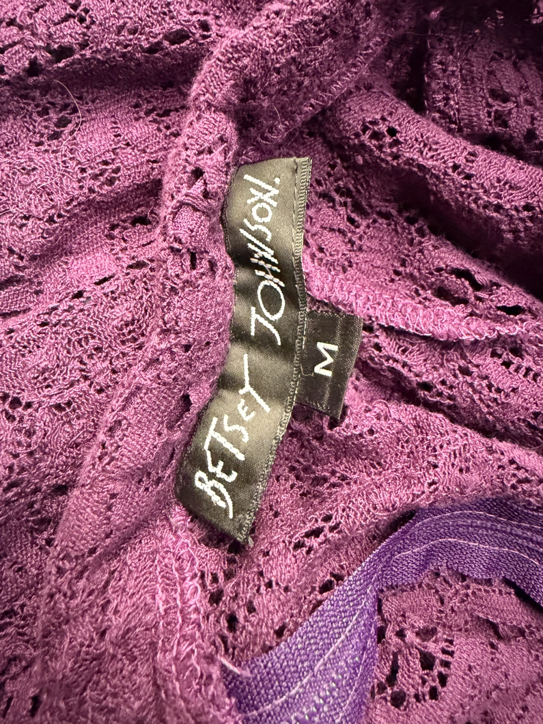 Betsey Johnson Purple Lace Skirt Size M - photo 2