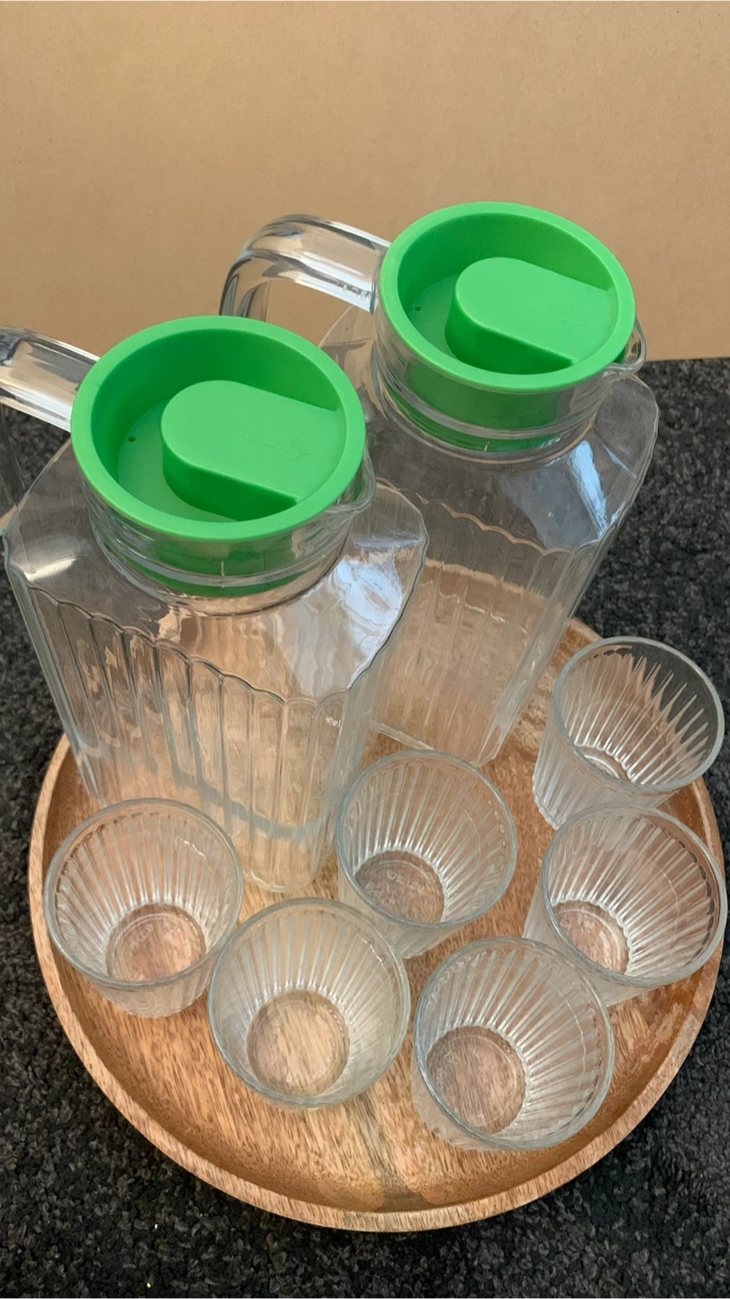 Ikea 2 Pitchers and 6 Glasses Set - photo 2