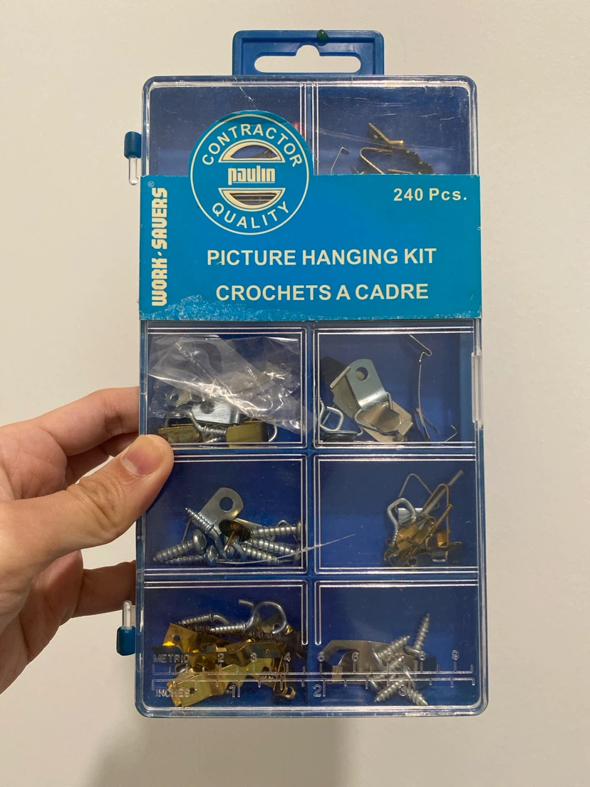 Paulin 240 Pcs Picture Hanging Kit