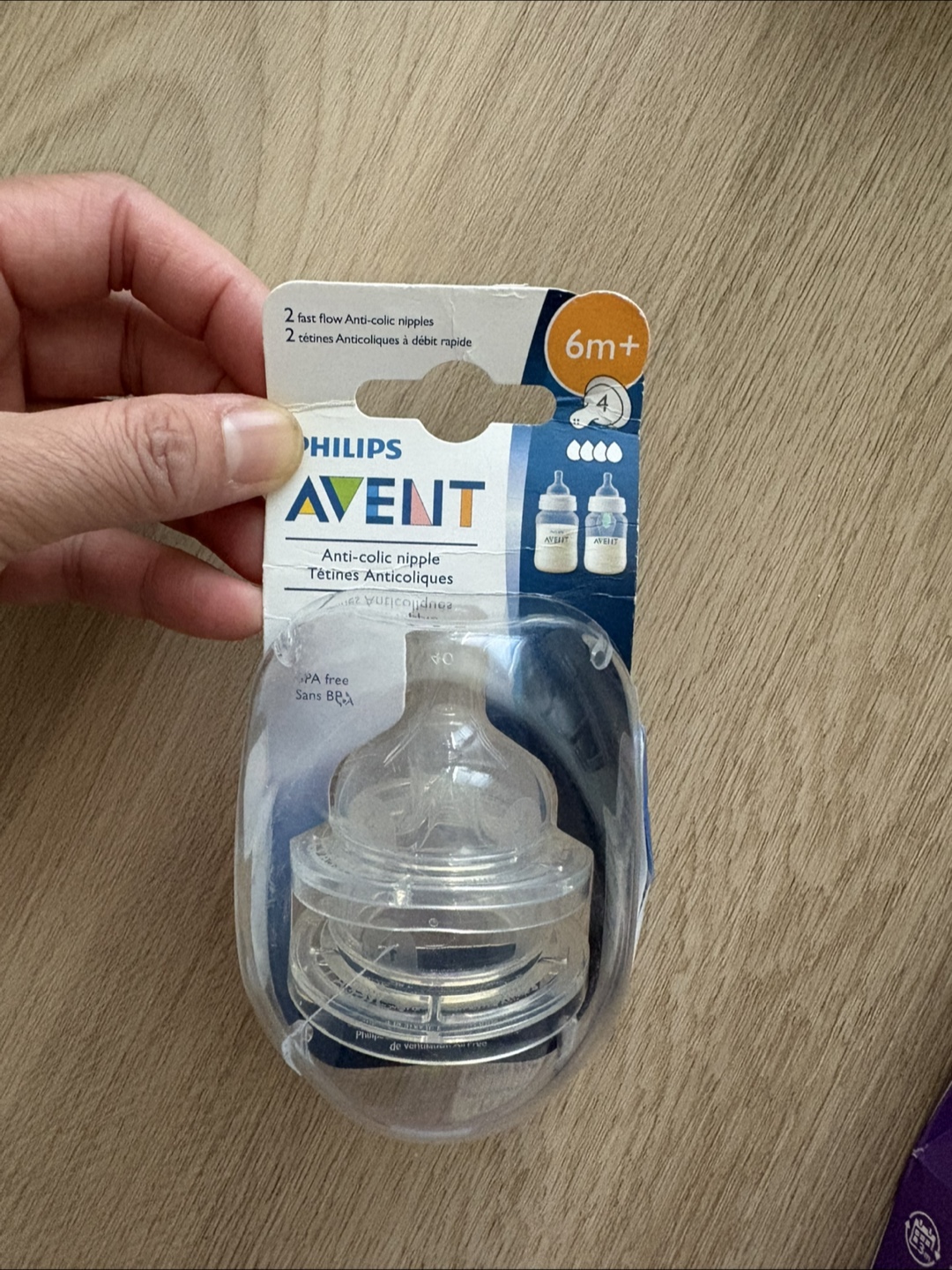 Philips Avent Anti-colic Nipples - Size 4 - 6m+