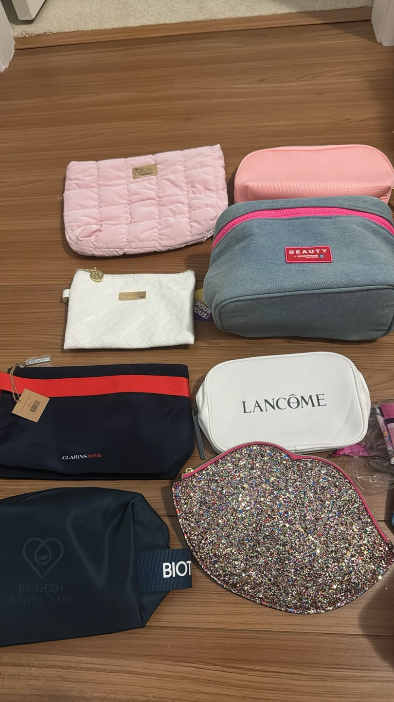 Pink Quilted Makeup Bag - photo 3