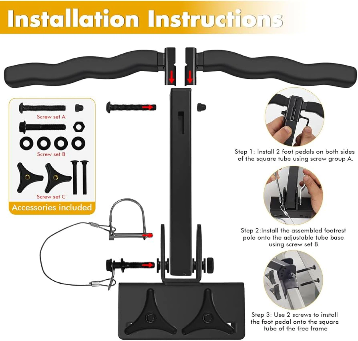 Tryitsbest Adjustable Treestand Foot Rest BNIB - photo 3