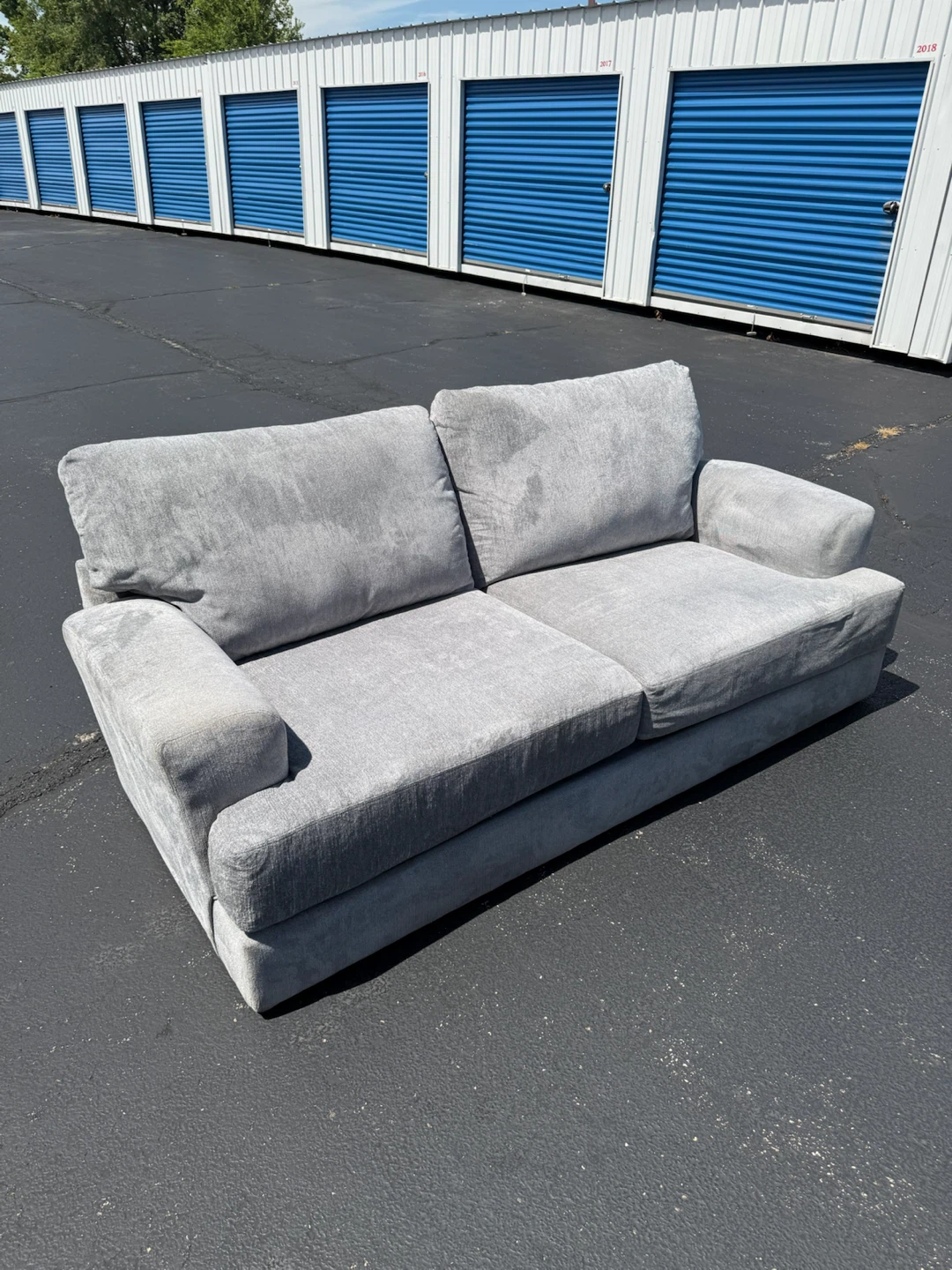 Gray Sofa Set with Armchair - photo 2