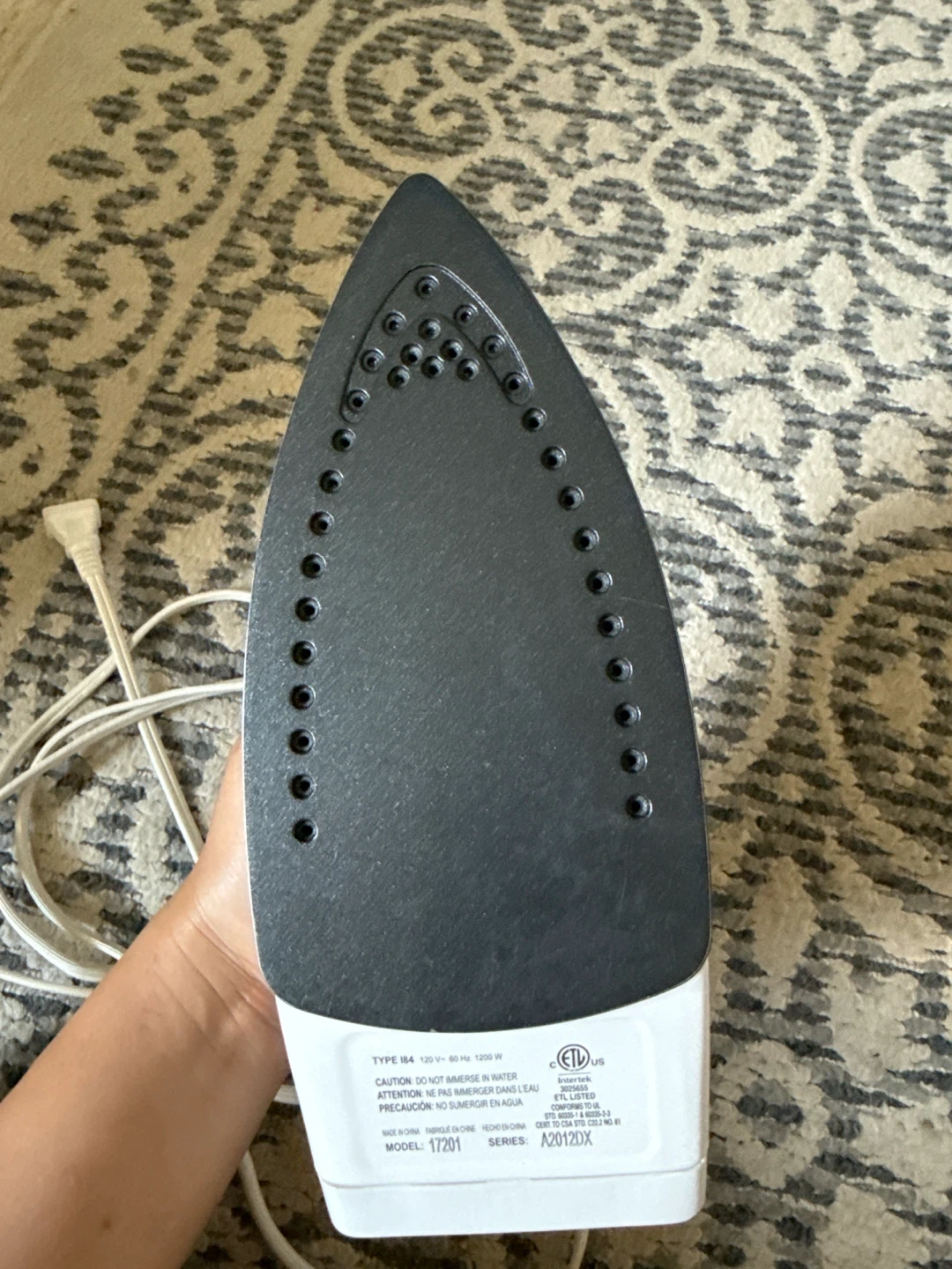 Proctor Silex Steam Iron 17201 - photo 3