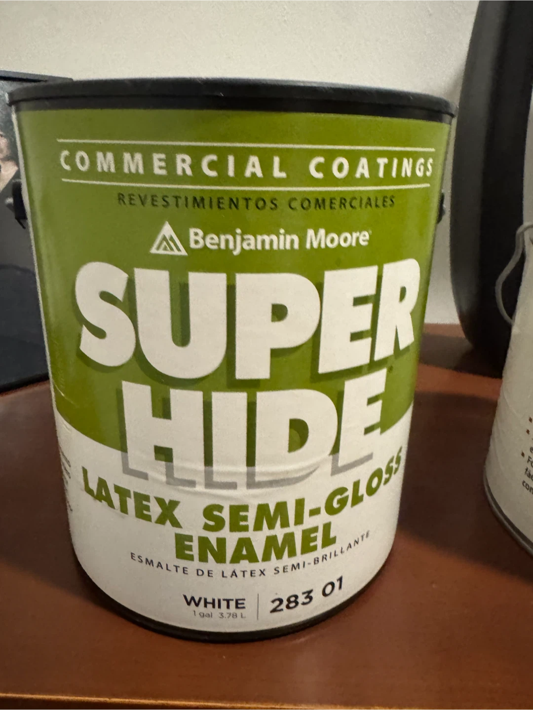 Benjamin Moore Super Hide Latex Semi-Gloss Enamel Paint - photo 2