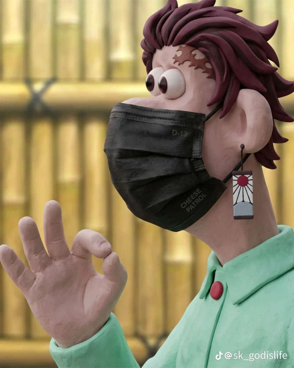 Claymation character figures with masks - photo 3