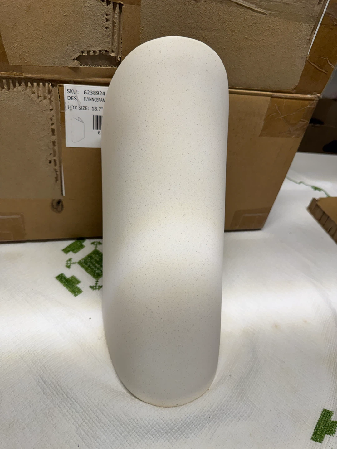 West Elm Flynn Ceramic Sconce Wall Light - White - photo 2