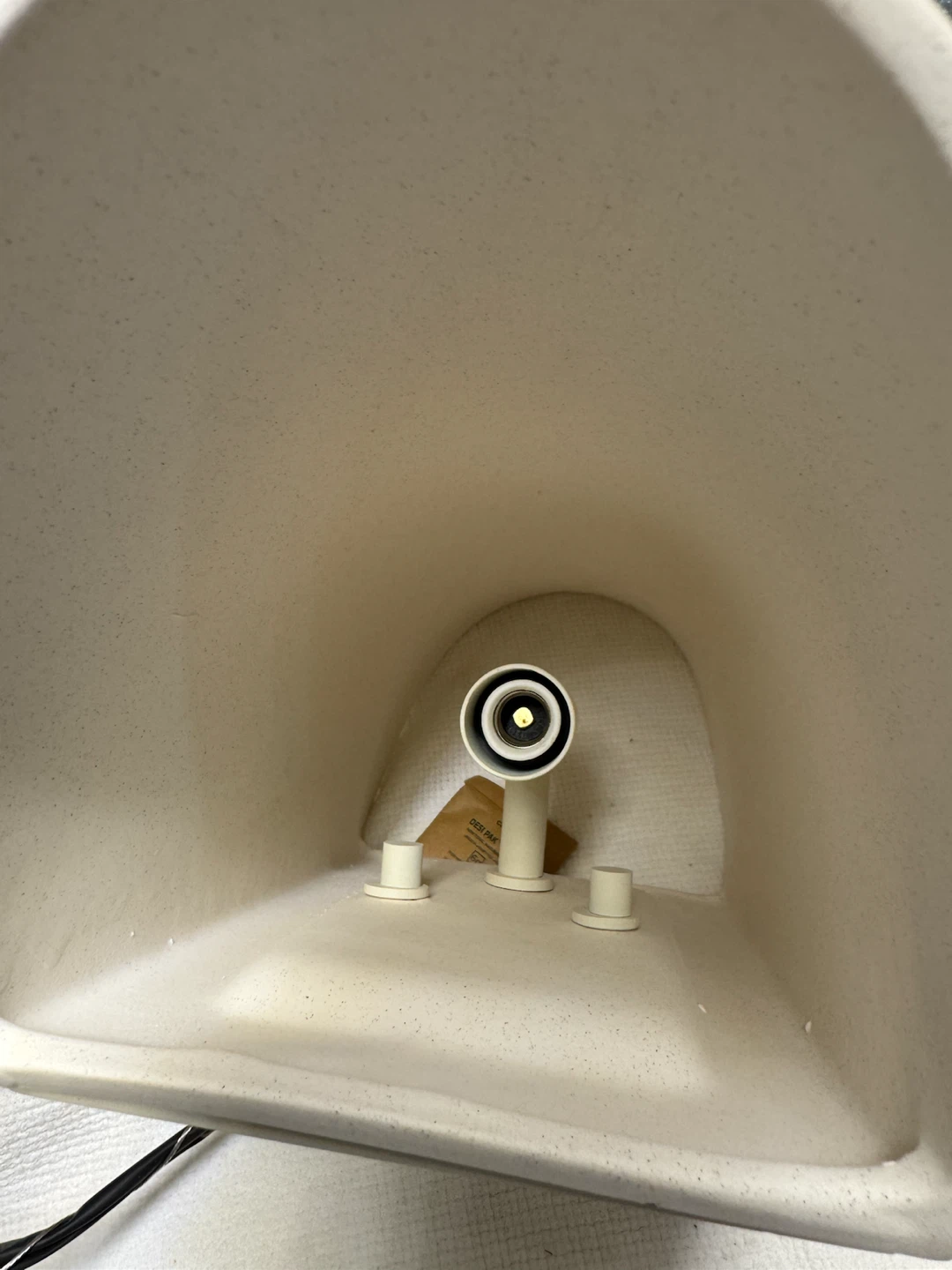 West Elm Flynn Ceramic Sconce Wall Light - White - photo 5