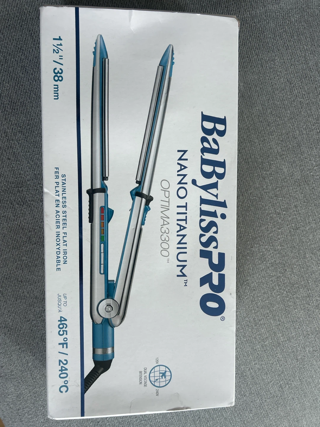 BaBylissPRO Nano Titanium Optima 3300 Flat Iron