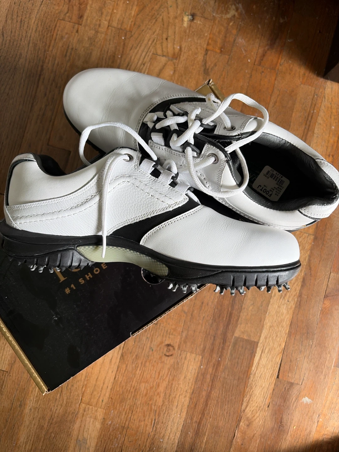 FootJoy Contour Series Golf Shoes - White/Black