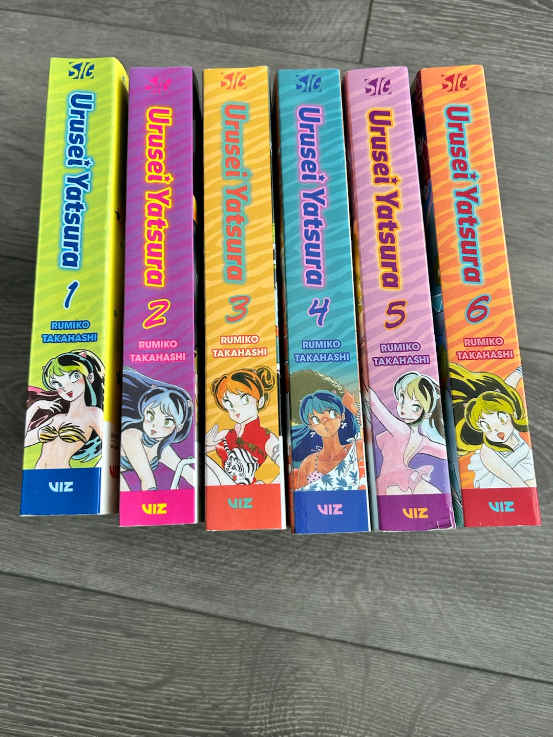Urusei Yatsura Manga Volumes 1-6 by Rumiko Takahashi